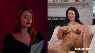 Jin Listens To Lucy's Sexy Voice While Masturbating
