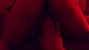 POV Lesbian finger fuck and squirt