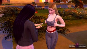 Paying Athlete to Have Lesbian Sex in Public – Sexual Hot Animations